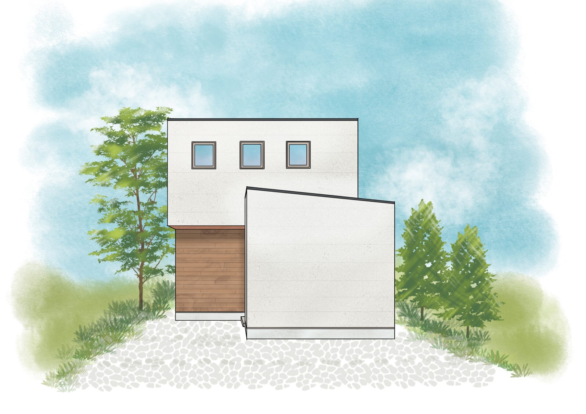 【SIMPLE NOTE】茨木市〈郡山2丁目〉2号地イメージ
